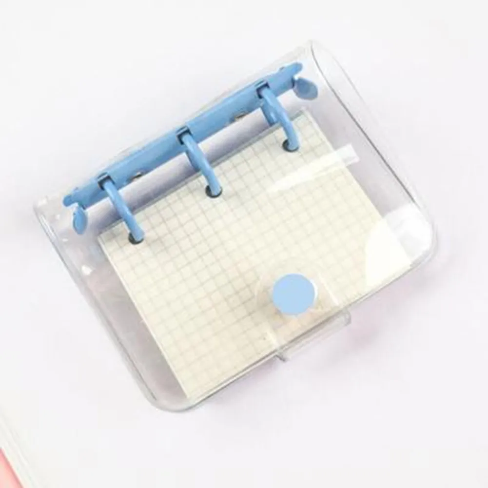 Creative Cute Transparent 3 Ring Mini Loose-leaf Hand Book Student Portable Notebook Ring Binder Kawaii School Supplies
Creative Cute Transparent 3 Ring Mini Loose-leaf Hand Book Student Portable Notebook Ring Binder Kawaii School Supplies
