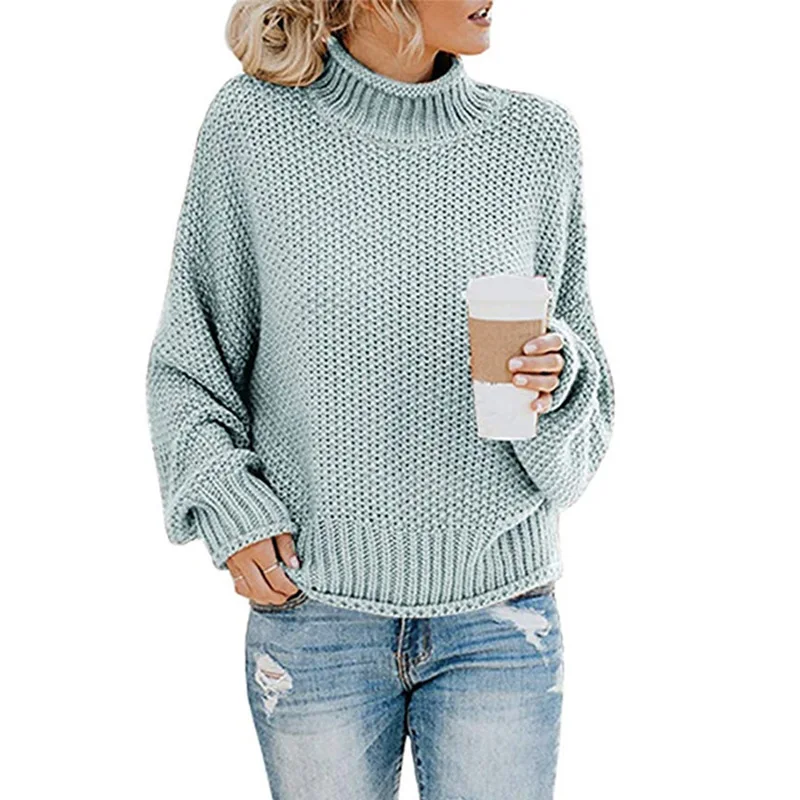 Ladies Knit Turtleneck Sweater Women's Fall/Winter Solid Color Long Sleeve Fluffy Sweater Pullover Ladies Fashion Knitwear
Ladies Knit Turtleneck Sweater Women's Fall/Winter Solid Color Long Sleeve Fluffy Sweater Pullover Ladies Fashion Knitwear