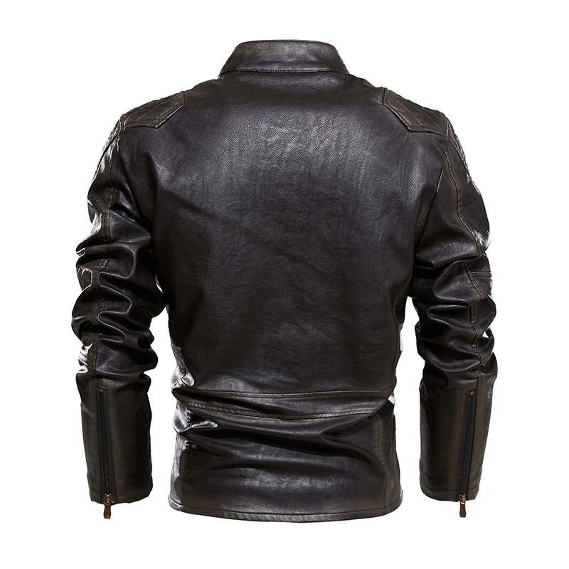 Autumn Winter Motorcycle Jacket Men Brand Design Plus Size XXXXL Fleece Warm Leather Jacket Men Biker Leather Jackets Leisure
Autumn Winter Motorcycle Jacket Men Brand Design Plus Size XXXXL Fleece Warm Leather Jacket Men Biker Leather Jackets Leisure