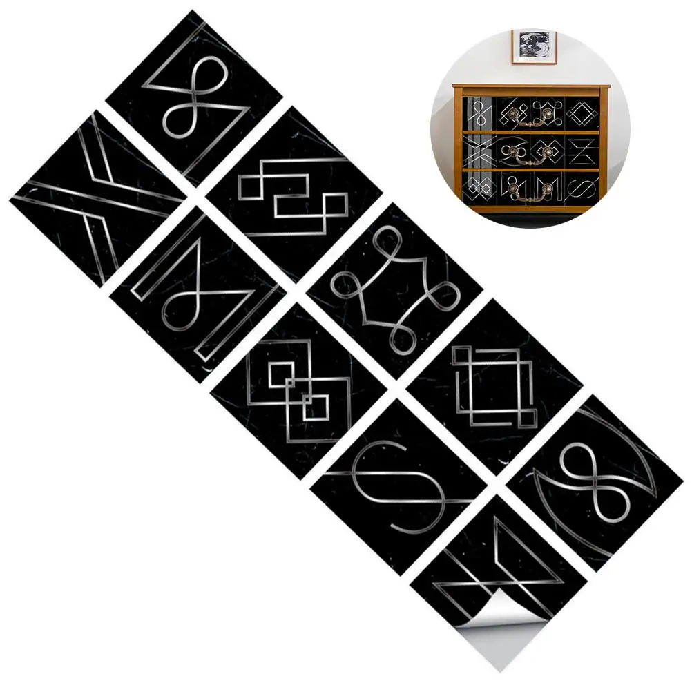 10PCS PVC Wall Tile Sticker Self Adhesive Wall Tiles Stickers Waterproof Home for Kitchen Stickers
10PCS PVC Wall Tile Sticker Self Adhesive Wall Tiles Stickers Waterproof Home for Kitchen Stickers