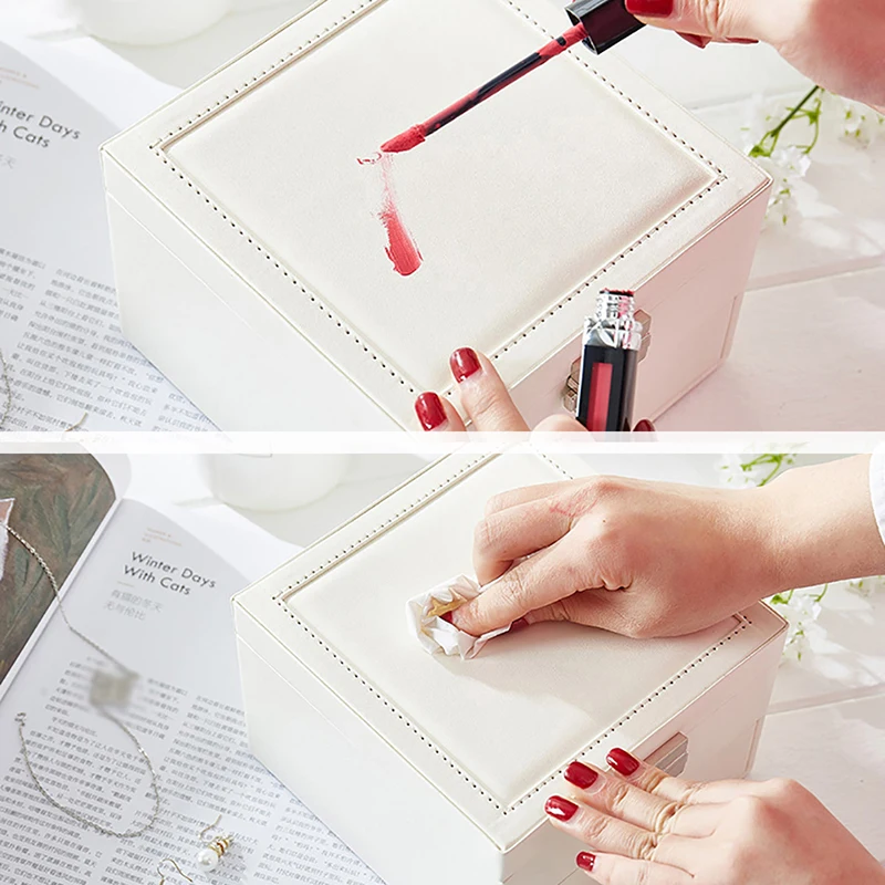 Pu Leather Double-layer Jewelry Storage Box With Mirror Portable Multi Function Jewellry Storage Case Gift
Pu Leather Double-layer Jewelry Storage Box With Mirror Portable Multi Function Jewellry Storage Case Gift
