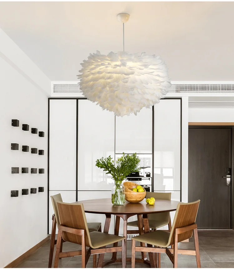 Nordic simple modern warm romantic feather chandelier creative living room lamp dining room room lighting room decoration
Nordic simple modern warm romantic feather chandelier creative living room lamp dining room room lighting room decoration