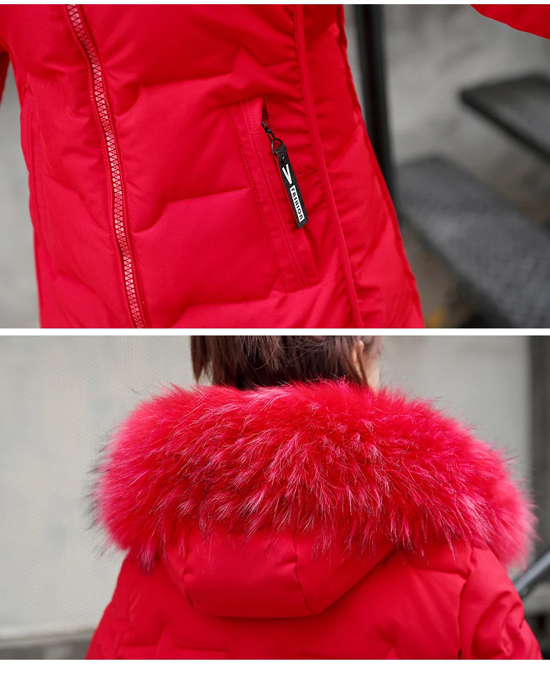 Tide New Slim knee-high Fur Collar Jacket Winter Coat Long Section Of high-quality Hooded Down Cotton Jacket
Tide New Slim knee-high Fur Collar Jacket Winter Coat Long Section Of high-quality Hooded Down Cotton Jacket