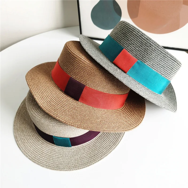New Women's Holiday Wide Brim Sun Hats Summer Colorful Ribbon Straw Hat Fashion Foldable Beach Boater Hat Cap
New Women's Holiday Wide Brim Sun Hats Summer Colorful Ribbon Straw Hat Fashion Foldable Beach Boater Hat Cap