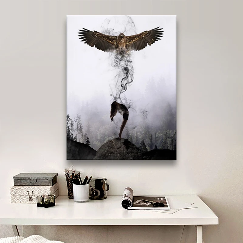 Wall Art Canvas Painting Poster Eagle Canvas Prints Poster Decorative Tableau Mural Home Decor Modern Canvas Art Tuinposter 
Wall Art Canvas Painting Poster Eagle Canvas Prints Poster Decorative Tableau Mural Home Decor Modern Canvas Art Tuinposter