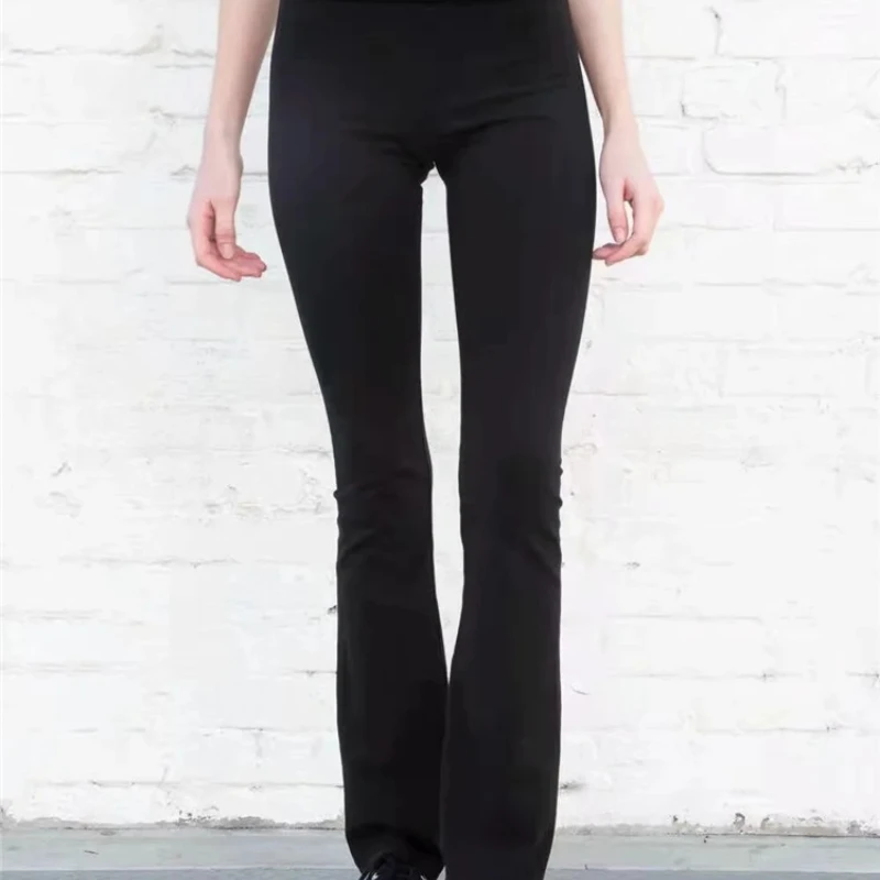 Stretch Slim Fit High Waist Make Legs Look Long Yoga Trousers Bootcut Trousers Spring Women's Casual Simple Solid Color Pants
Stretch Slim Fit High Waist Make Legs Look Long Yoga Trousers Bootcut Trousers Spring Women's Casual Simple Solid Color Pants