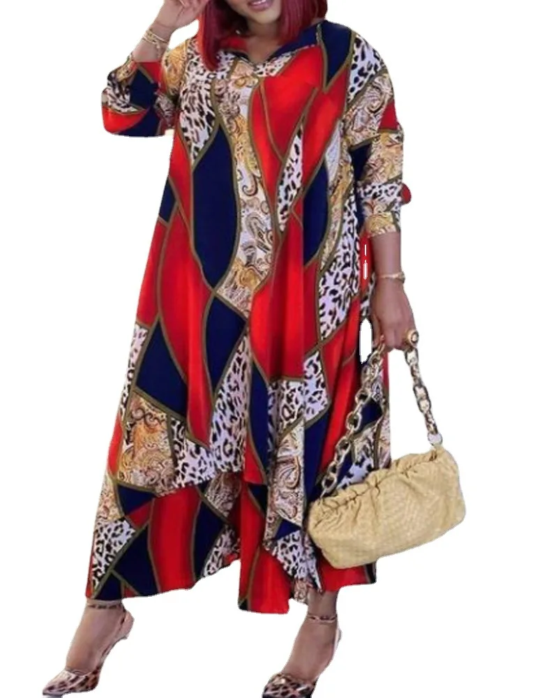 Retro Vintage Floral Print Long Party African Dress Full Sleeve Loose Mid Calf Fashion Night Club Wear Long Vestidos Dress New
Retro Vintage Floral Print Long Party African Dress Full Sleeve Loose Mid Calf Fashion Night Club Wear Long Vestidos Dress New