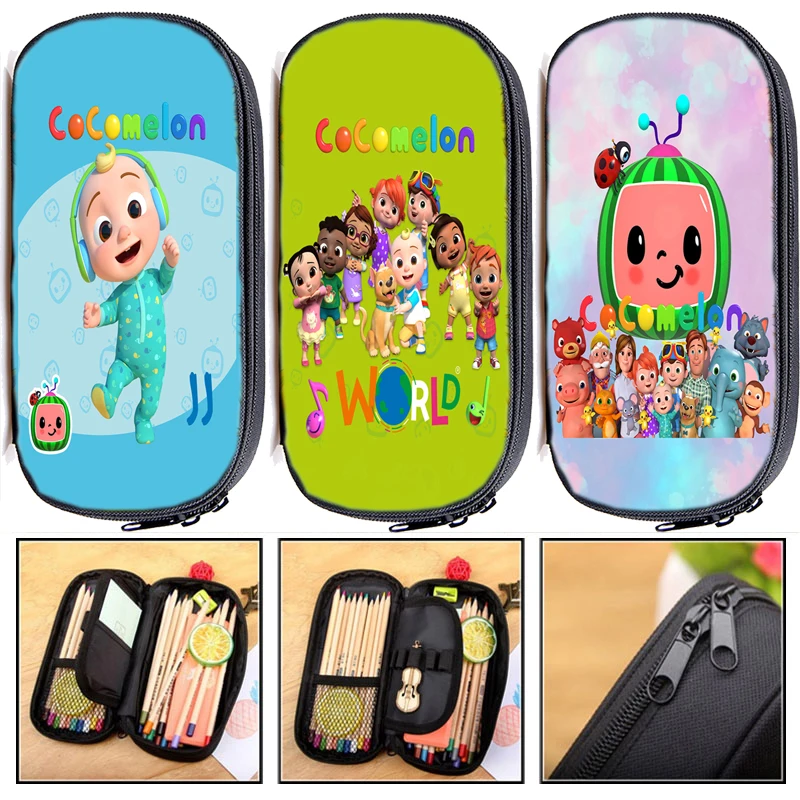 Functionary Kids Cocomelon Pencil Case Student Cartoon Anime Pencil Box Stationery Storage Pen Bags Children School Supplies
Functionary Kids Cocomelon Pencil Case Student Cartoon Anime Pencil Box Stationery Storage Pen Bags Children School Supplies