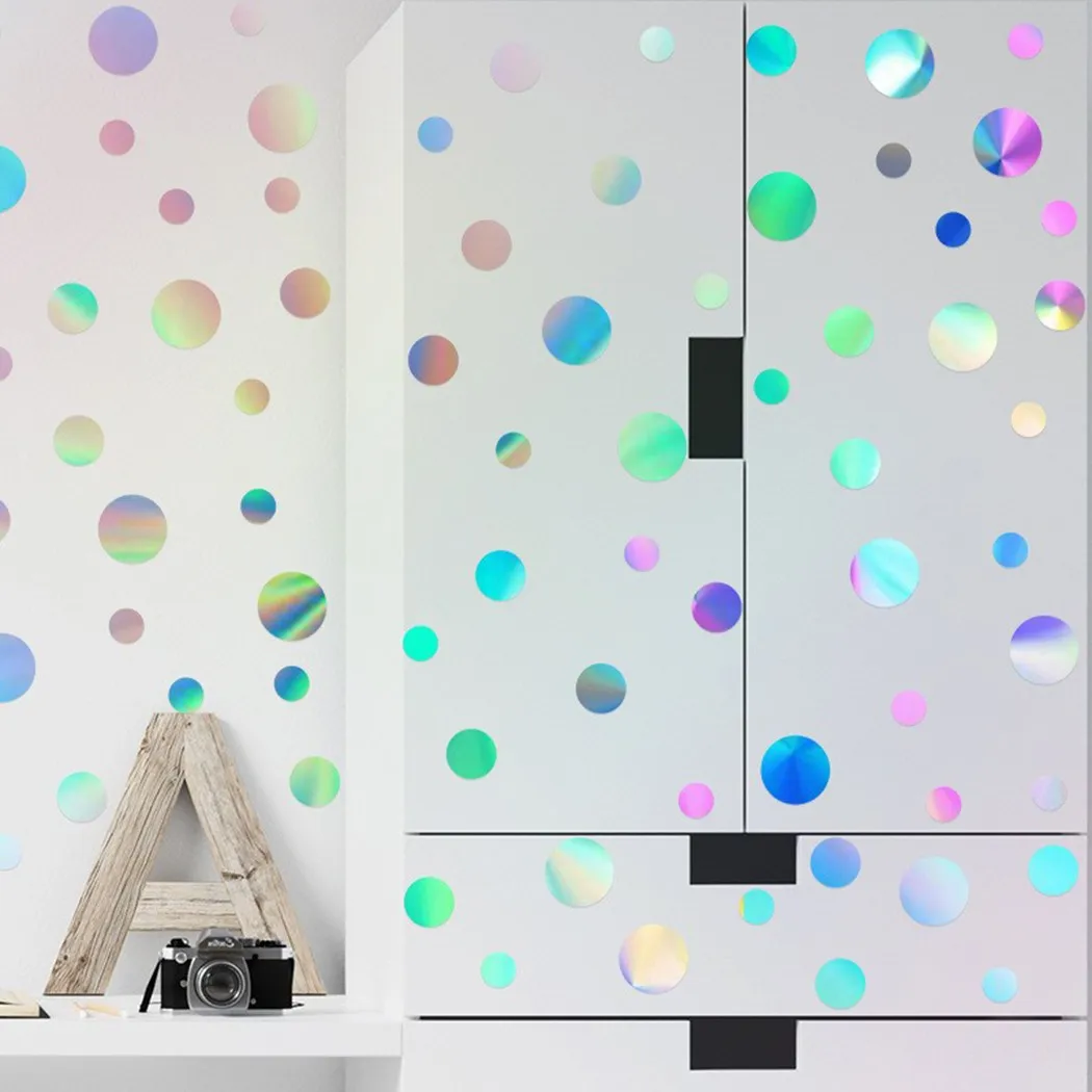 DIY Circle Combination Glass Wall Stickers Diamond Laser Color Hologram Laser Film Reflective Colorful Carved Wall Stickers
DIY Circle Combination Glass Wall Stickers Diamond Laser Color Hologram Laser Film Reflective Colorful Carved Wall Stickers
