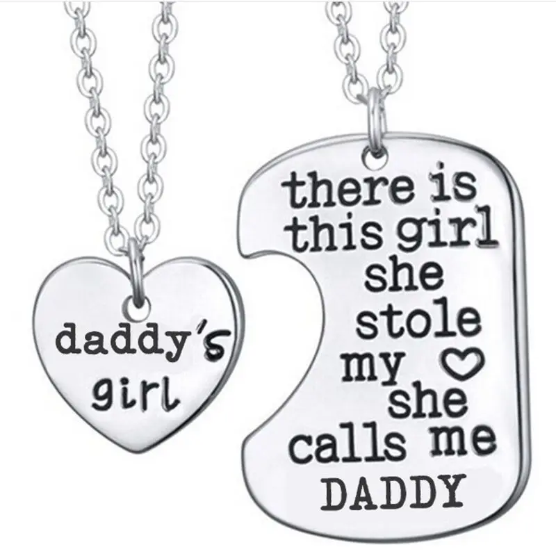 2Pcs Father Daughter Gift These Girls Stole My Heart They Call Me Daddy Keychain Set Heart Puzzle Daughter Dad Necklace
2Pcs Father Daughter Gift These Girls Stole My Heart They Call Me Daddy Keychain Set Heart Puzzle Daughter Dad Necklace