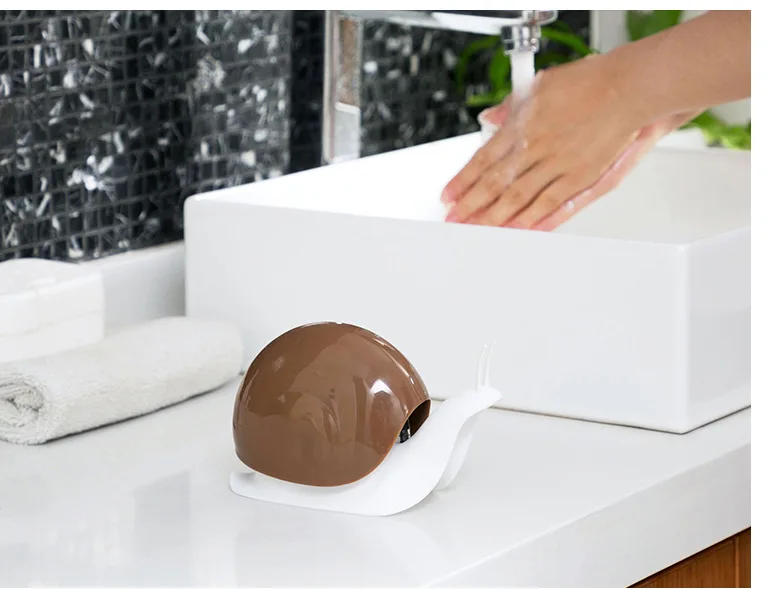 Cartoon snail soap dispenser hotel kitchen creative push-type bathroom shampoo shower gel plastic hand lotion sub-bottle
Cartoon snail soap dispenser hotel kitchen creative push-type bathroom shampoo shower gel plastic hand lotion sub-bottle