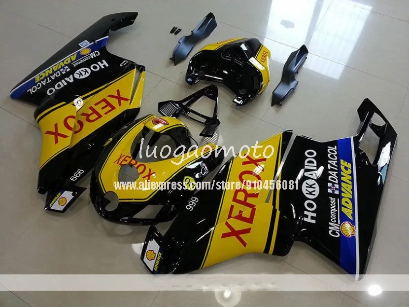Литье под давлением, Кузов мотоцикла, желтый, черный корпус, комплекты для Ducati 749 999 05 06 749R 999R 749S 999S 2005 2006, комплект обтекателей
Литье под давлением, Кузов мотоцикла, желтый, черный корпус, комплекты для Ducati 749 999 05 06 749R 999R 749S 999S 2005 2006, комплект обтекателей