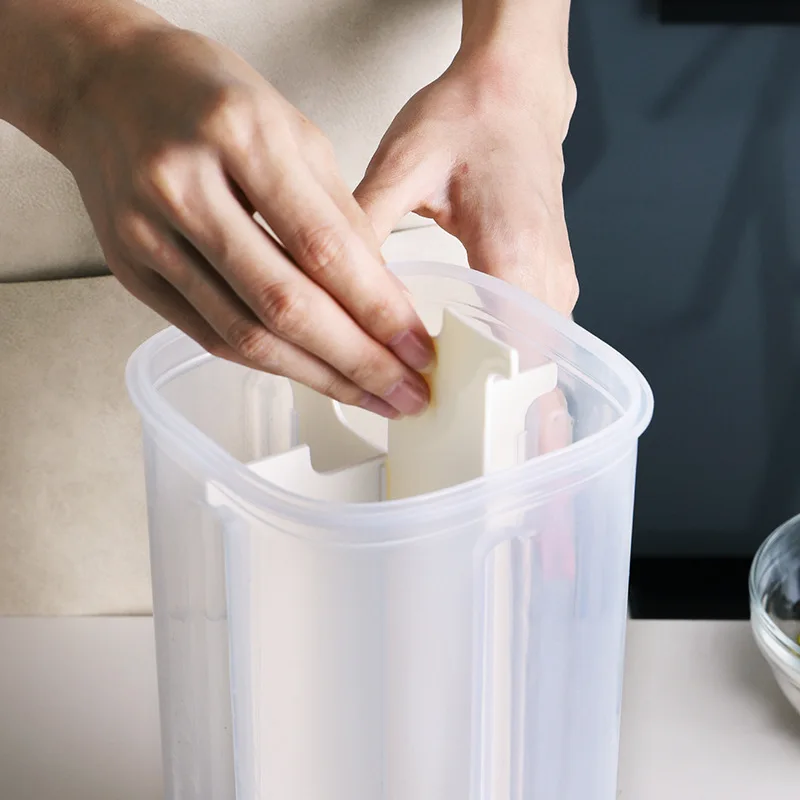 Пластиковый резервуар для хранения зерновых диспенсер паста сахарная банка с