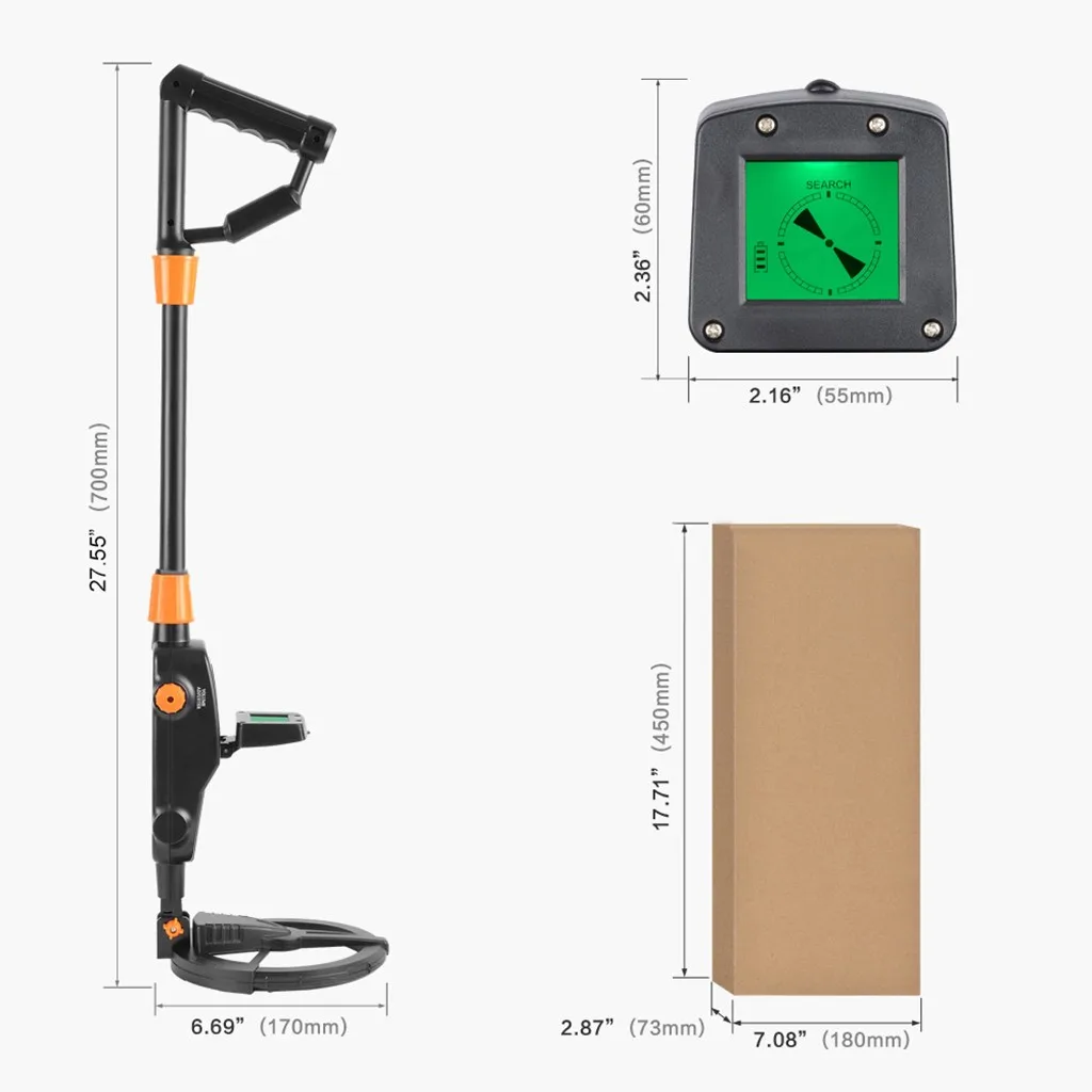 Metal Detector Underground Professional Search Finder Gold Detector Treasure Hunter Detecting Pinpointer Waterproof#g4
Metal Detector Underground Professional Search Finder Gold Detector Treasure Hunter Detecting Pinpointer Waterproof#g4