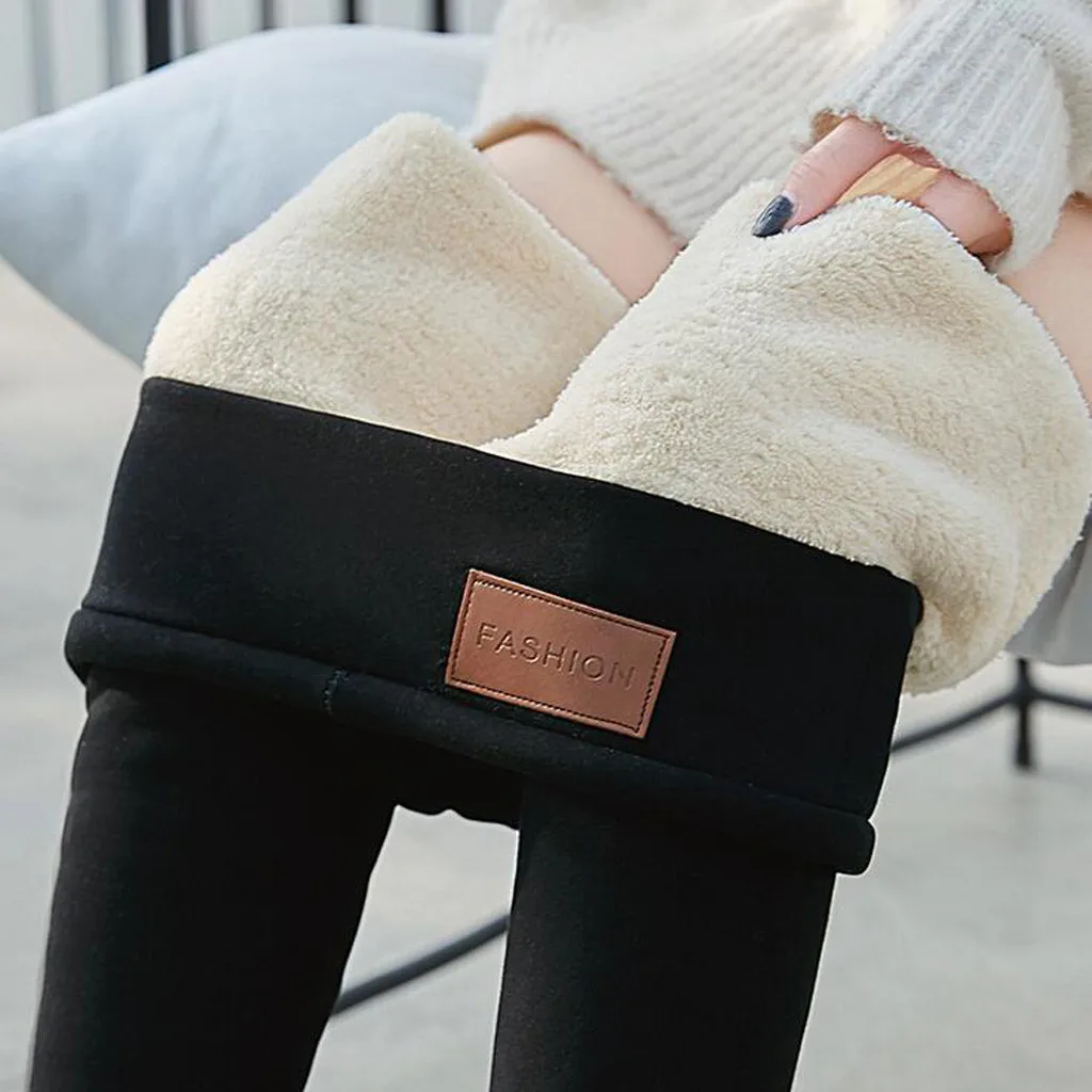 Trousers warm winter Black Lambskin Cashmere Women skinny thick velvet casual wool fleece Pants For pants leggings
Trousers warm winter Black Lambskin Cashmere Women skinny thick velvet casual wool fleece Pants For pants leggings