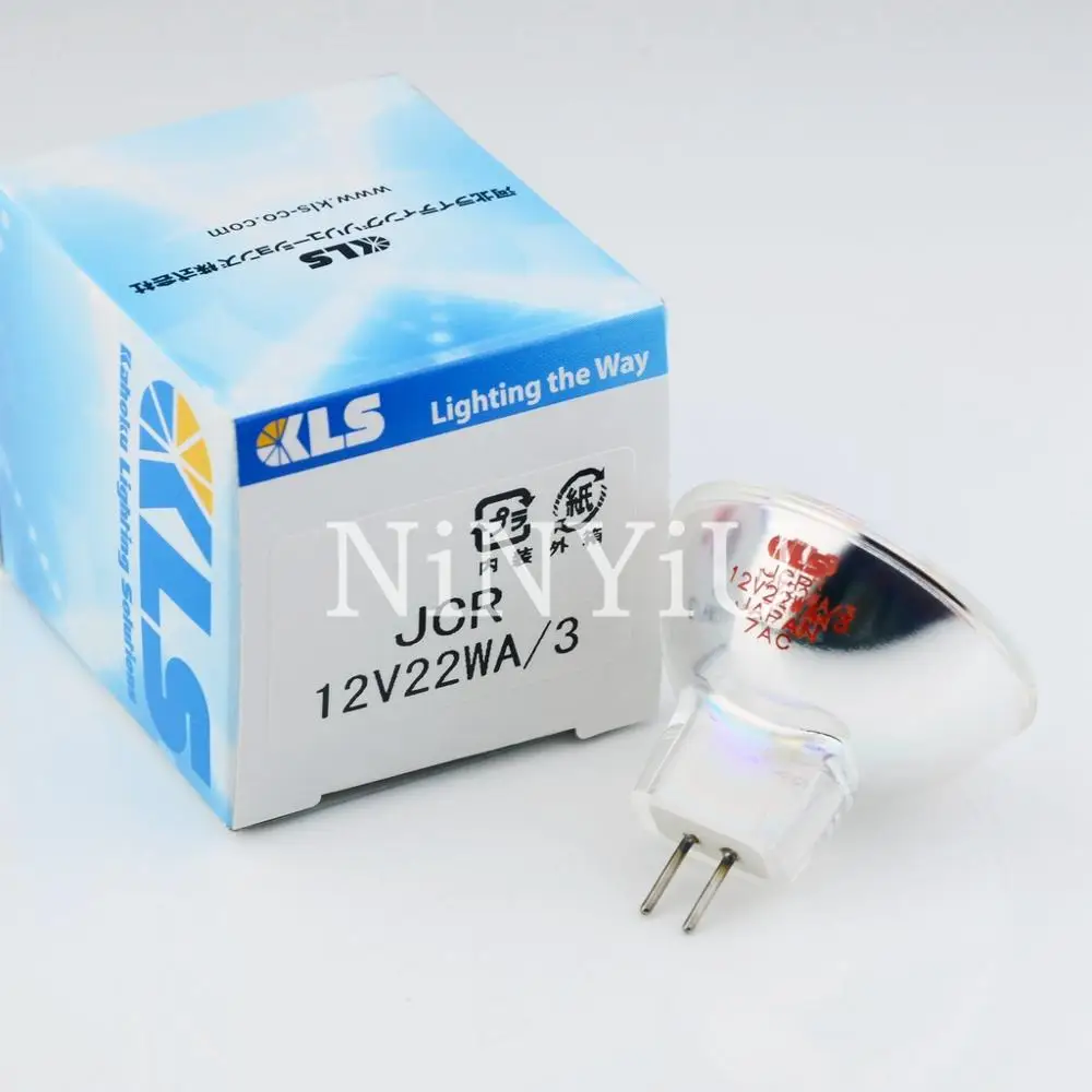 KLS JCR 12V22W A/3 MR11 галогеновая лампа OLYMPUS SZ51 SZ61 фотолампа для микроскопа|Галогенные