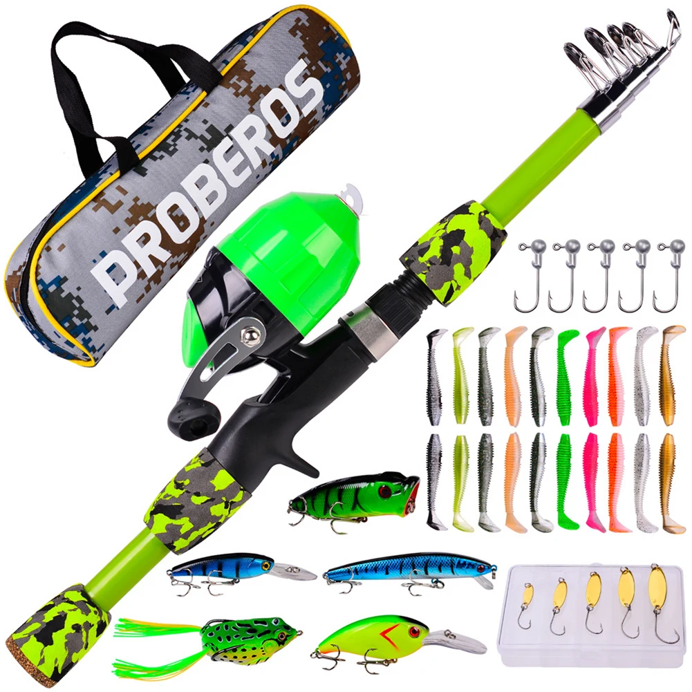 1.2M/1.5M/1.8M Telescopic Fishing Rod Set Children's Rod Fishing Reel Accessories Fishing Rod Bag Portable Fishing Tackle Kit
1.2M/1.5M/1.8M Telescopic Fishing Rod Set Children's Rod Fishing Reel Accessories Fishing Rod Bag Portable Fishing Tackle Kit
