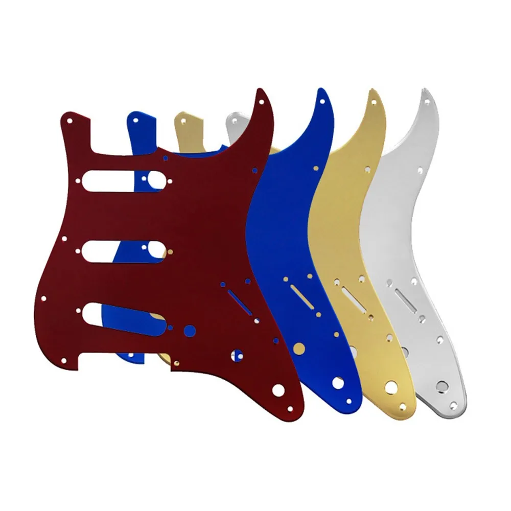 23mm Guitar Pick Mirror Style 11 Holes Guitar Pickguard Scratch Plate For Strat Guitars SSS Instruments Guitars Accessories Part
23mm Guitar Pick Mirror Style 11 Holes Guitar Pickguard Scratch Plate For Strat Guitars SSS Instruments Guitars Accessories Part