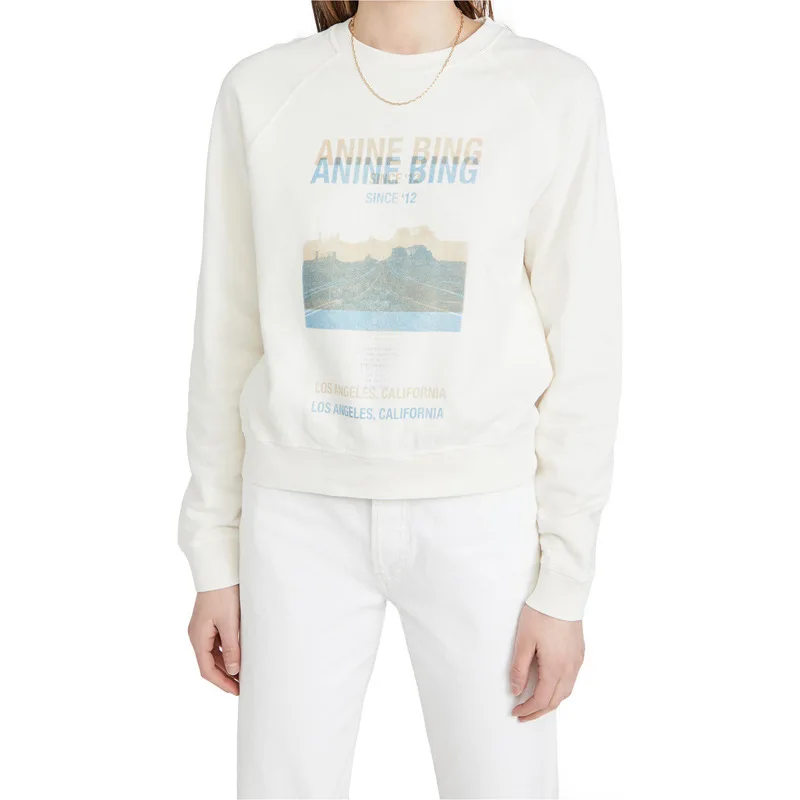 Letter print Women sweatshirt simple casual cotton sweatshirt o-neck long sleeve Loose lady pullover tops 2021 autumn new
Letter print Women sweatshirt simple casual cotton sweatshirt o-neck long sleeve Loose lady pullover tops 2021 autumn new