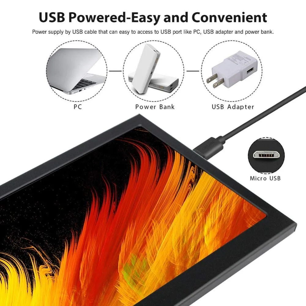 11.6" Portable Monitor HDMI display 1920x1080P gaming monitor lcd monitor for PS3/4 Raspberry laptop TV box CCTV
11.6" Portable Monitor HDMI display 1920x1080P gaming monitor lcd monitor for PS3/4 Raspberry laptop TV box CCTV