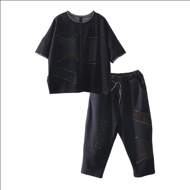 Literary Women 2 Piece Set Top And Pants Korean Woman Clothes Matching Sets Casual Two Piece Outfits Leisure Top&pants Set
Literary Women 2 Piece Set Top And Pants Korean Woman Clothes Matching Sets Casual Two Piece Outfits Leisure Top&pants Set
