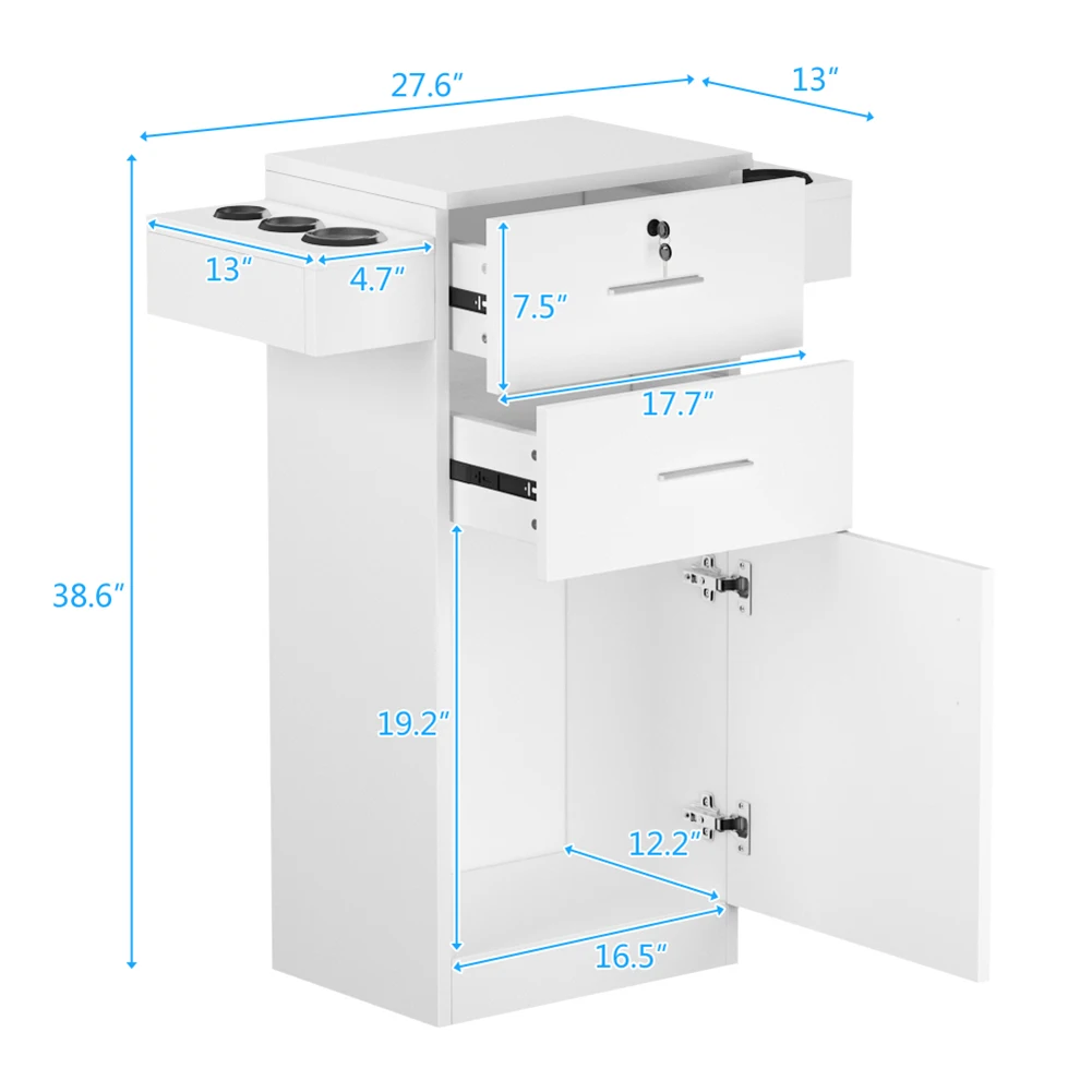 Easy To Install and Store Physical Hair Salon Salon for Easy Heating Locker/hair Dryer Black Rack with Lock Drawer
Easy To Install and Store Physical Hair Salon Salon for Easy Heating Locker/hair Dryer Black Rack with Lock Drawer
