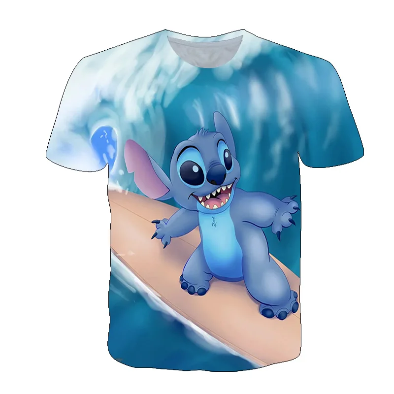 Disney Stitch Kids T-shirts Cartoon Boy Girl Retro Tshirt Tops Casual Funny Cute Summer Toddler Children's Girl's Anime Clothes
Disney Stitch Kids T-shirts Cartoon Boy Girl Retro Tshirt Tops Casual Funny Cute Summer Toddler Children's Girl's Anime Clothes