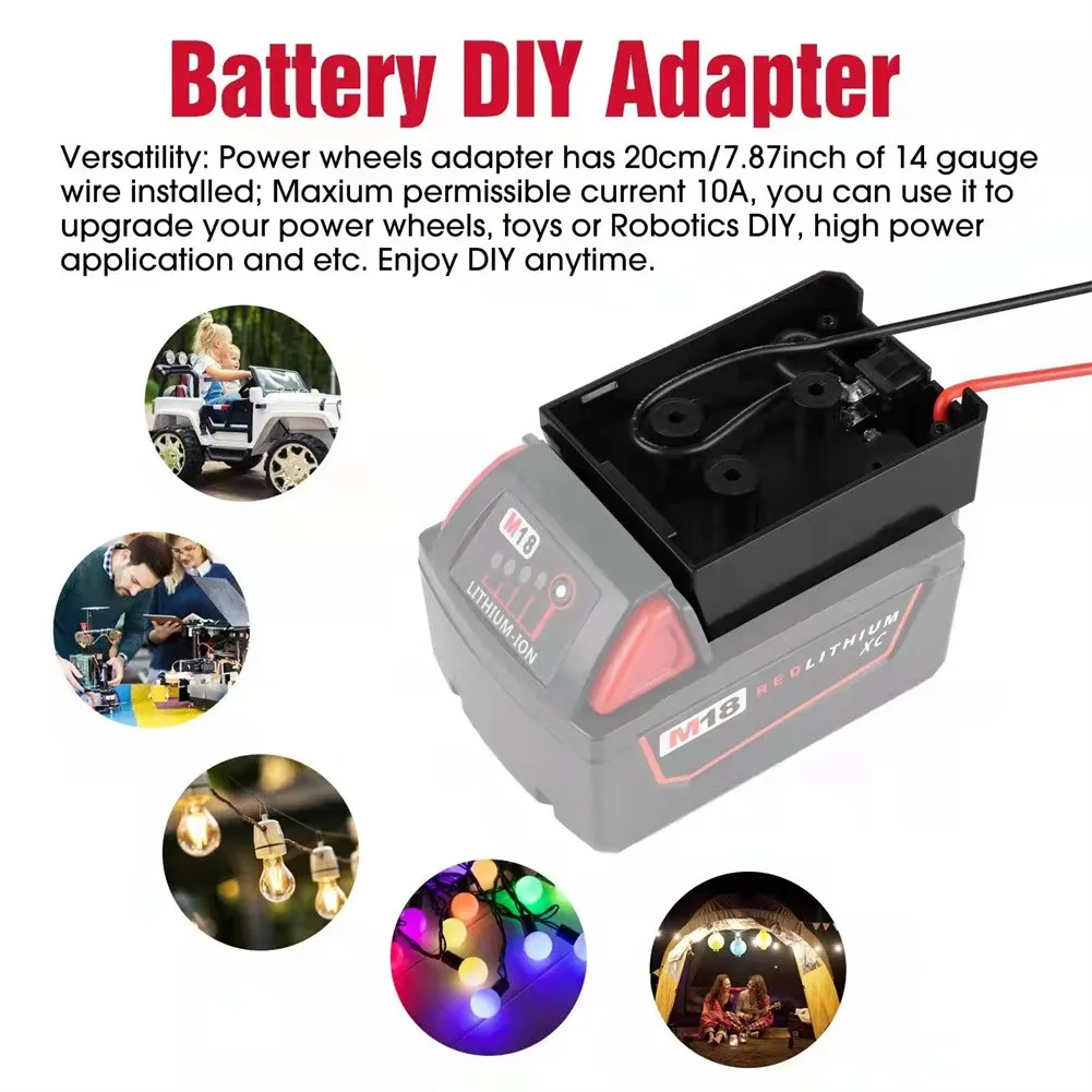 1 Pcs Battery Adapter Suitable Tools 14.4-20v Lithium Battery External Power Supply With I / O Switch DIY Connector
1 Pcs Battery Adapter Suitable Tools 14.4-20v Lithium Battery External Power Supply With I / O Switch DIY Connector