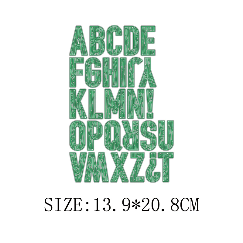 2021 Lucky Goddess Craft Metal cutting dies Uppercase letter diy Scrapbooking Photo Album Decorative Embossing PaperCard Crafts 
2021 Lucky Goddess Craft Metal cutting dies Uppercase letter diy Scrapbooking Photo Album Decorative Embossing PaperCard Crafts