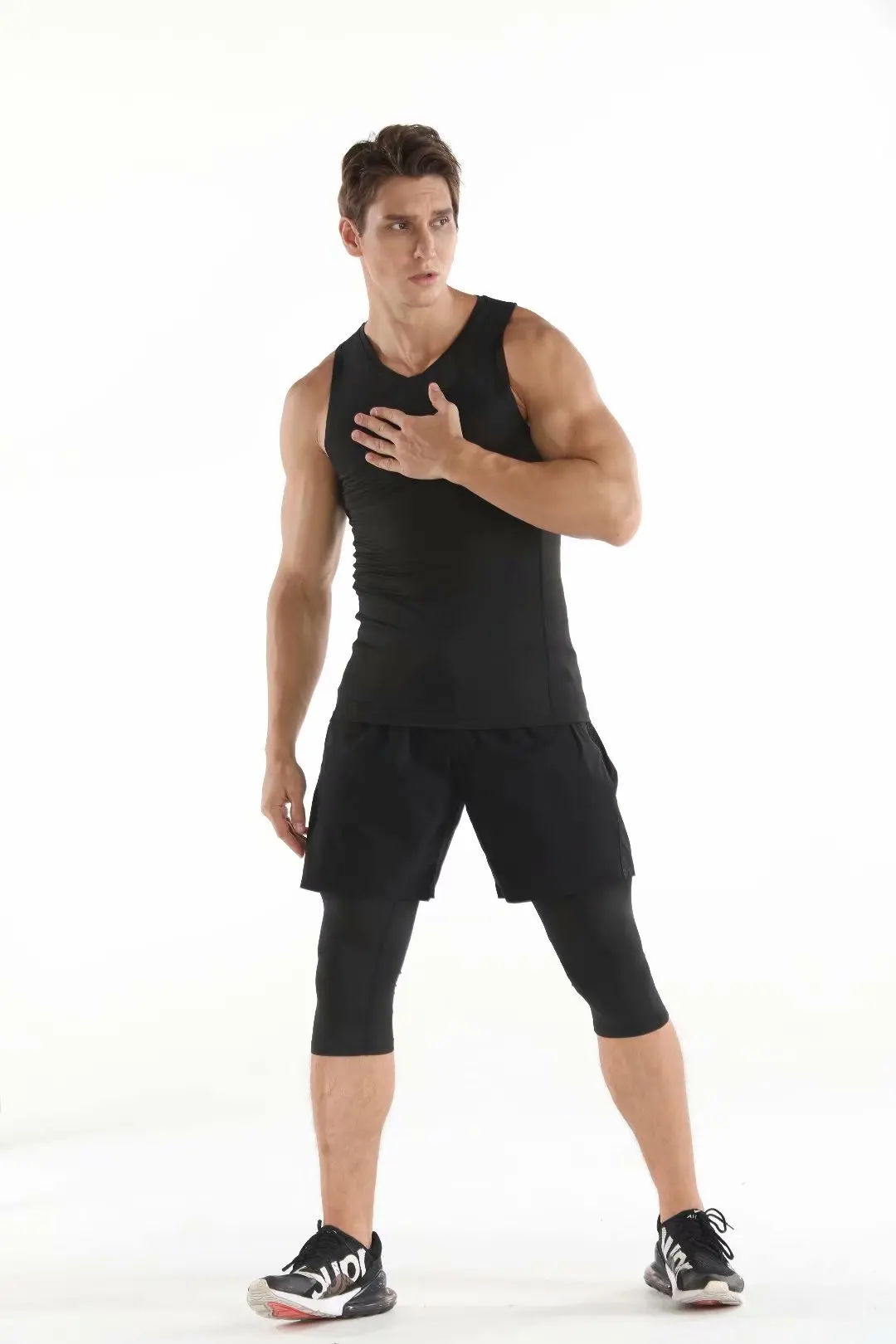 2020Men Compression Base Layer Sleeveless Vest Tank Top Quick-drying High elasticity Sports Gym Under Shirt Men's Running Sport
2020Men Compression Base Layer Sleeveless Vest Tank Top Quick-drying High elasticity Sports Gym Under Shirt Men's Running Sport