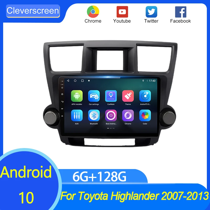 6+128 GB Android 10 For Toyota Highlander 2007-2013 Car Radio Multimedia Video Player Navigation GPS Free Android Auto
6+128 GB Android 10 For Toyota Highlander 2007-2013 Car Radio Multimedia Video Player Navigation GPS Free Android Auto