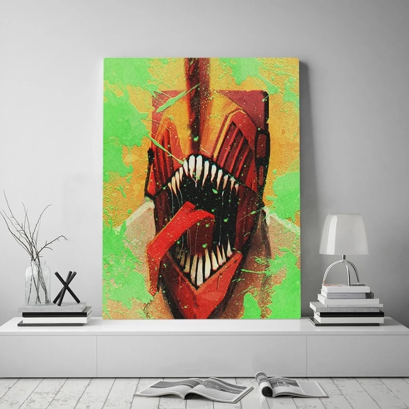 

Chainsaw Man Anime Poster Home Decor Modular Modern Hd Prints Canvas Painting Wall Art Pictures Bar For Bedroom Study Artwork