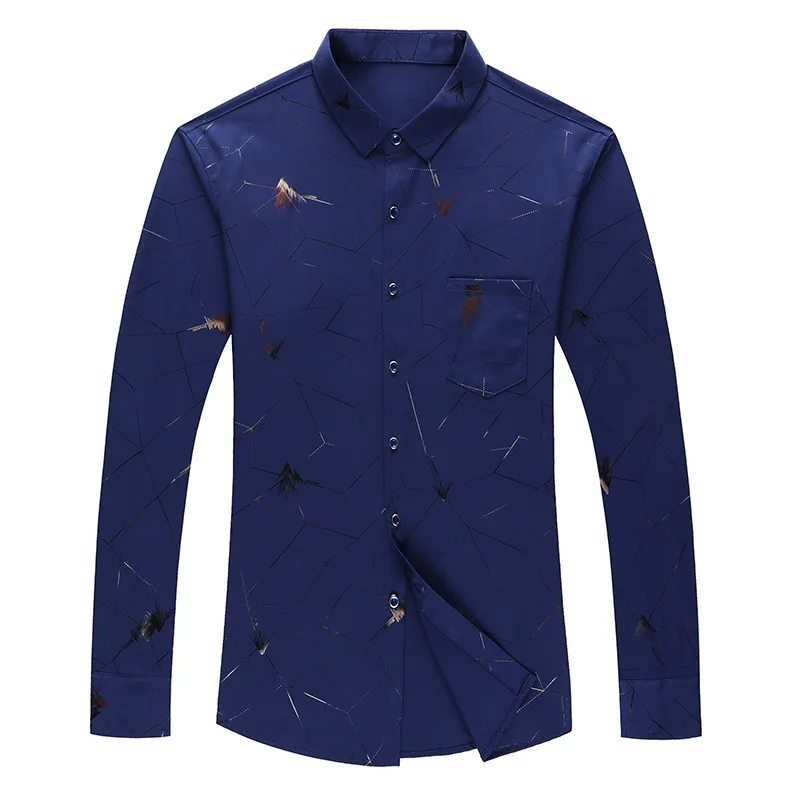 New Fashion Men Shirts Spring Autumn Long Sleeve Shirts Men Print Casual Shirts Slim Fit Camisa Hombre
New Fashion Men Shirts Spring Autumn Long Sleeve Shirts Men Print Casual Shirts Slim Fit Camisa Hombre
