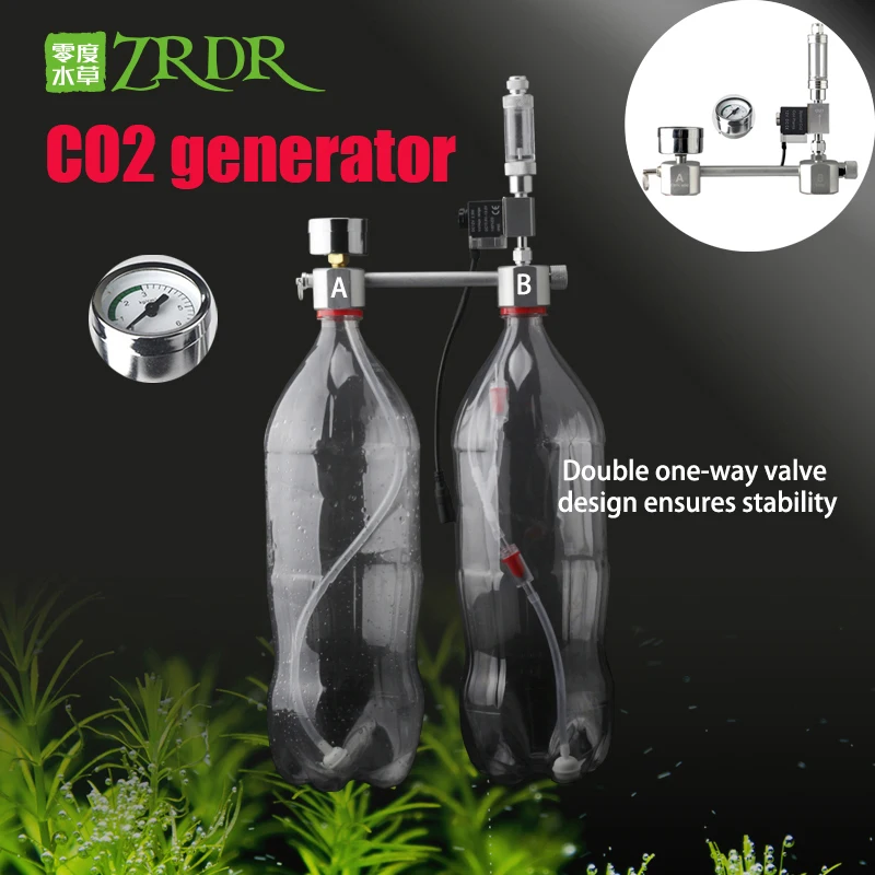 Aquarium CO2 Regulator System Kit co2 Diffuser Generator with Valve Bubble Atomizer Solenoid Fish Tank Carbon Dioxide For Plants
Aquarium CO2 Regulator System Kit co2 Diffuser Generator with Valve Bubble Atomizer Solenoid Fish Tank Carbon Dioxide For Plants