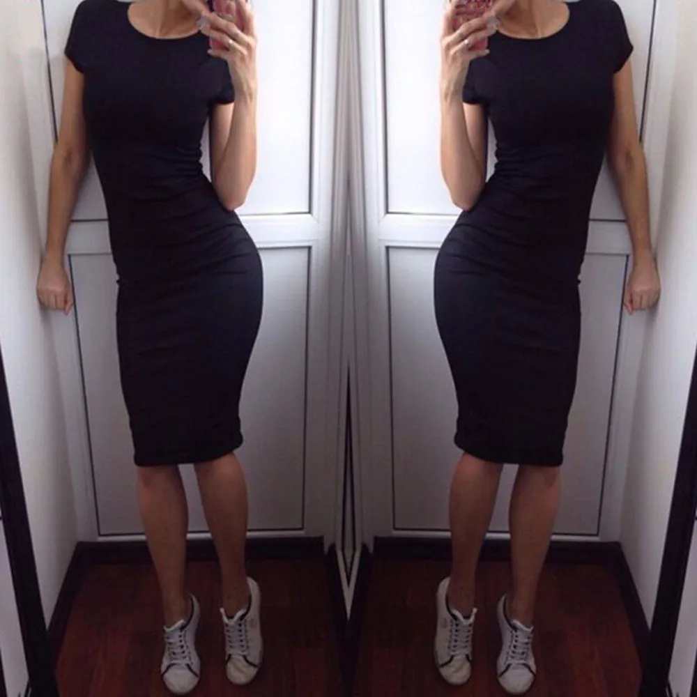 Women Dress Short Sleeve Robe Sexy Summer Office Dresses Mini Bandage Black Army Green Pencil Dress
Women Dress Short Sleeve Robe Sexy Summer Office Dresses Mini Bandage Black Army Green Pencil Dress