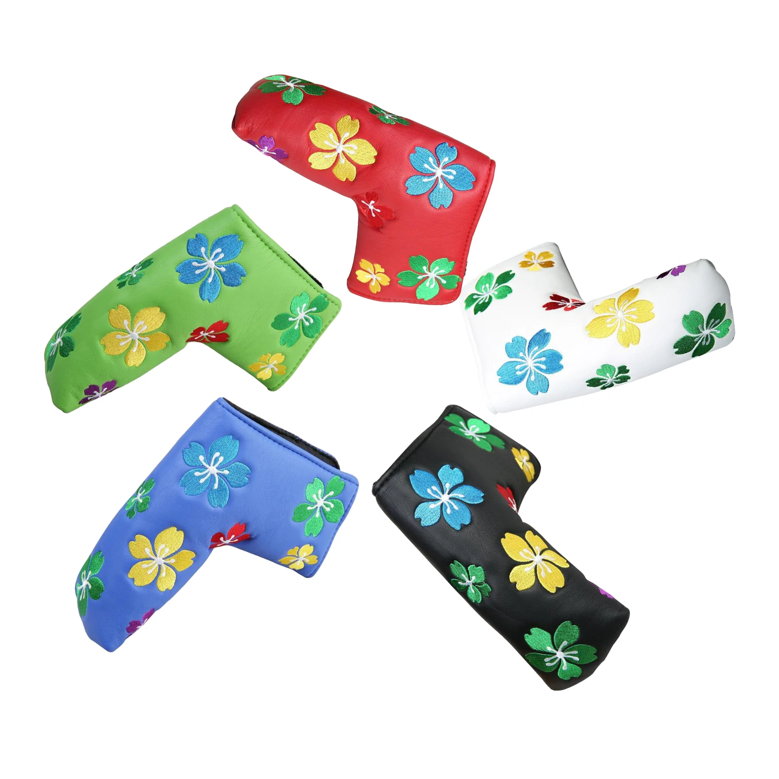 Flower Print PU Leather Golf Putter Headcover Golf Blade Golf Putter Cover Club Head Covers Protector
Flower Print PU Leather Golf Putter Headcover Golf Blade Golf Putter Cover Club Head Covers Protector