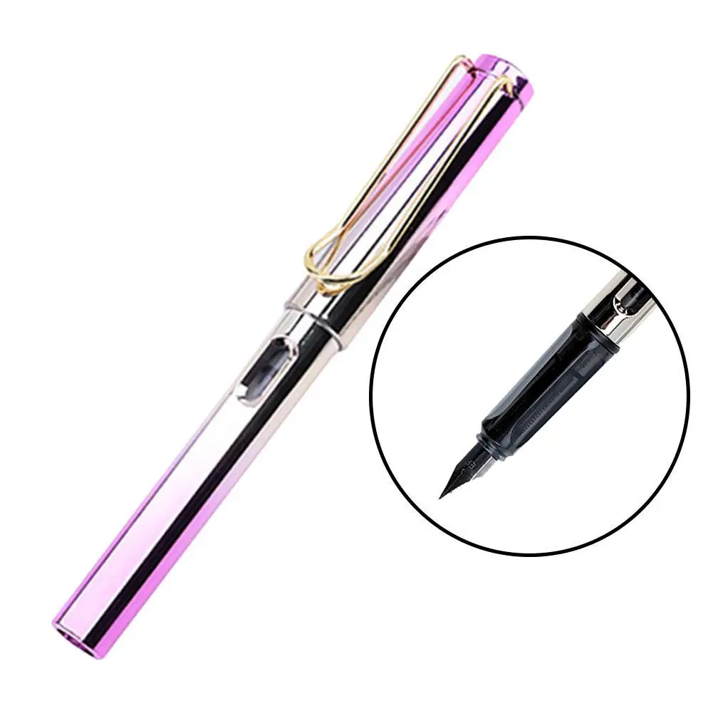 1Pc Fine Nib Fountain Pen 0.5mm Calligraphy Signature Writing Office Supplies Supplies School Stationery E8B3
1Pc Fine Nib Fountain Pen 0.5mm Calligraphy Signature Writing Office Supplies Supplies School Stationery E8B3