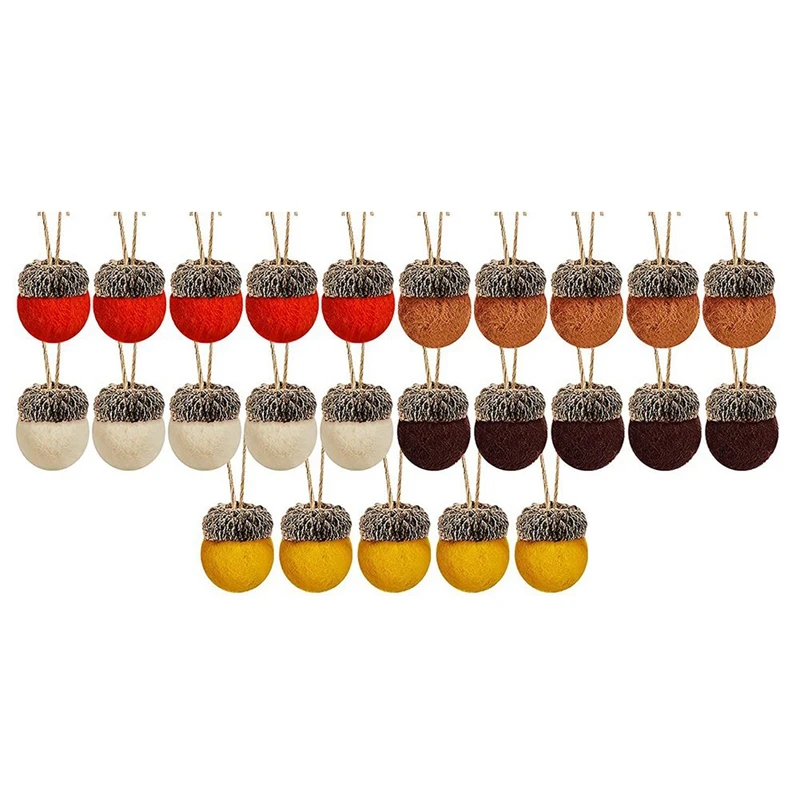 25 Pieces Felt Acorn Ornaments Wool Felted Acorn Garland Felt Balls Pom Acorns Rustic Farmhouse Acorn Decor
25 Pieces Felt Acorn Ornaments Wool Felted Acorn Garland Felt Balls Pom Acorns Rustic Farmhouse Acorn Decor