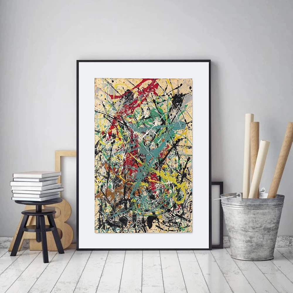 Colorful Jackson Pollock Canvas Painting Abstract Modern Posters and Prints Cuadros Wall Art Pictures for Living Room Home Decor
Colorful Jackson Pollock Canvas Painting Abstract Modern Posters and Prints Cuadros Wall Art Pictures for Living Room Home Decor