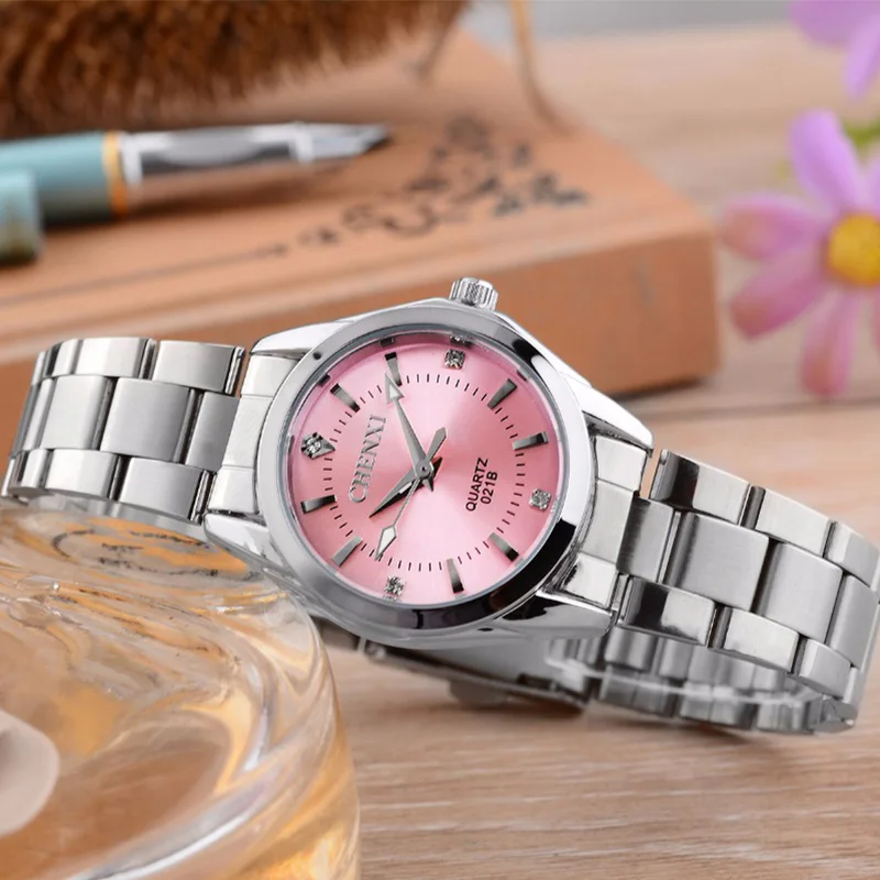 CHENXI Fashion Women Watch Stainless Steel Bracelet Watches Dress Quartz Wristwatch Zircon Ladies Clock Relojes Para Mujer
CHENXI Fashion Women Watch Stainless Steel Bracelet Watches Dress Quartz Wristwatch Zircon Ladies Clock Relojes Para Mujer