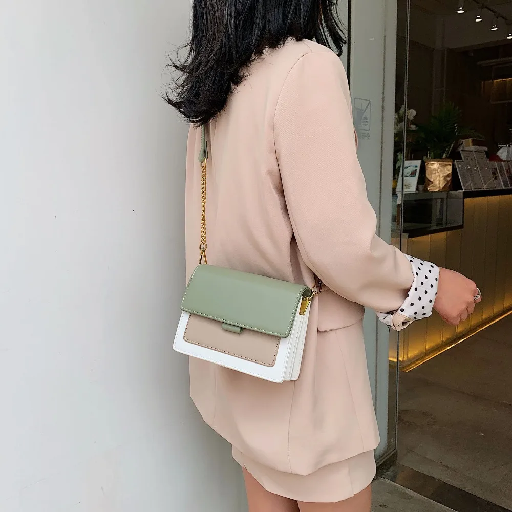 Mini Leather Crossbody Bags For Women 2020 Green Chain Shoulder Simple Bag Lady Travel Purses And Handbags Cross Body Bag 
Mini Leather Crossbody Bags For Women 2020 Green Chain Shoulder Simple Bag Lady Travel Purses And Handbags Cross Body Bag