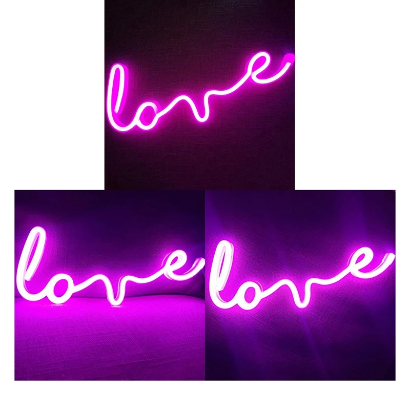 Love Neon Signs for Bedroom Led Lights Wall Decor, USB/Battery Neon Lights for Birthday, Wedding Party,Home Decor
Love Neon Signs for Bedroom Led Lights Wall Decor, USB/Battery Neon Lights for Birthday, Wedding Party,Home Decor