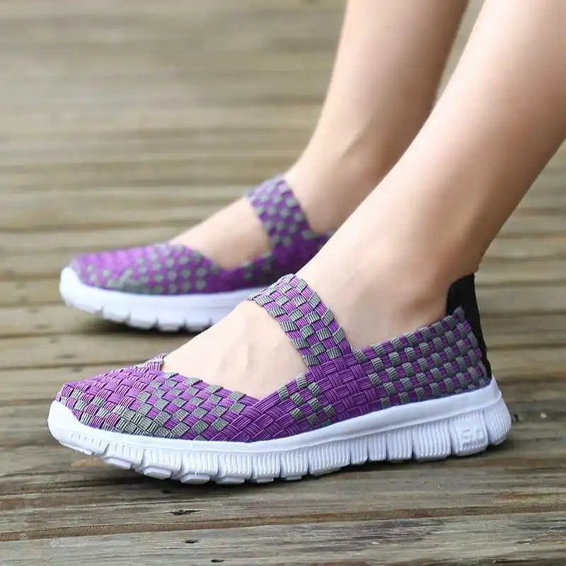Women flats 2022 new weaving casual shoes woman sneakers breathable shallow slip-on flat women shoes zapatos de mujer
Women flats 2022 new weaving casual shoes woman sneakers breathable shallow slip-on flat women shoes zapatos de mujer