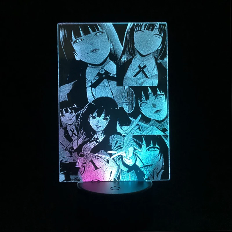 Двухцветная светодиодная лампа KAKEGURUI с дистанционным управлением, двухцветный Led светильник в японском стиле аниме манга, Двухцветный 3D про...
Двухцветная светодиодная лампа KAKEGURUI с дистанционным управлением, двухцветный Led светильник в японском стиле аниме манга, Двухцветный 3D про...