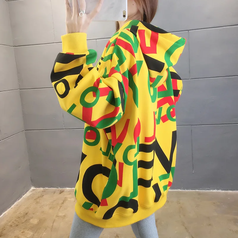 New Autumn Winter Thick Warm Coat Velvet Women Hoody Sweatshirt Letter Pullover Casual Tops Lady Loose Long Sleeve
New Autumn Winter Thick Warm Coat Velvet Women Hoody Sweatshirt Letter Pullover Casual Tops Lady Loose Long Sleeve