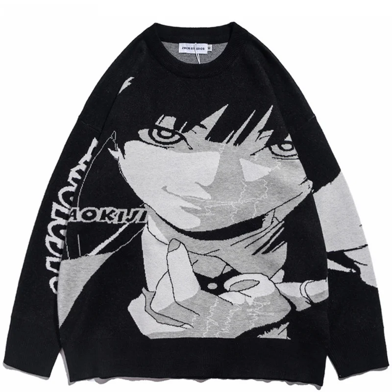 Anime Graphics Cartoon Pullover Sweater Men Oversized Japanese Knitted Harajuku Print Women Spring Autumn Streetwear Sweaters
Anime Graphics Cartoon Pullover Sweater Men Oversized Japanese Knitted Harajuku Print Women Spring Autumn Streetwear Sweaters