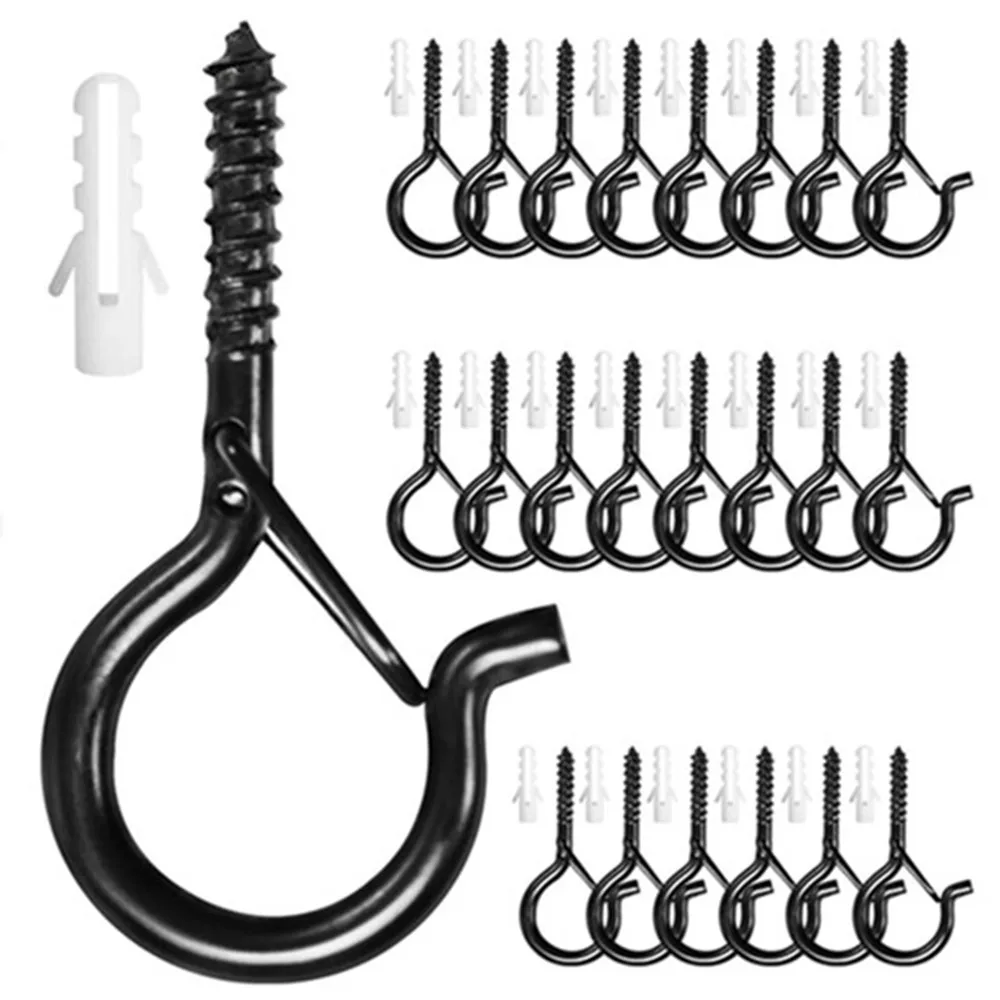 10Pcs/Pack Hanger Lights Hooks Screw Hooks Wall Cabinet Ceiling Hooks For Hanging Outdoor Wire, Fairy Lights Party Decoration
10Pcs/Pack Hanger Lights Hooks Screw Hooks Wall Cabinet Ceiling Hooks For Hanging Outdoor Wire, Fairy Lights Party Decoration