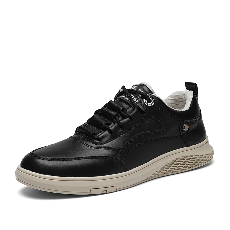 VastWave Pig Skin Leather Mens Casual Shoes Slip Resistent Rubber Luxury Man Leisure Leather Shoes For Male Canvas shoe
VastWave Pig Skin Leather Mens Casual Shoes Slip Resistent Rubber Luxury Man Leisure Leather Shoes For Male Canvas shoe