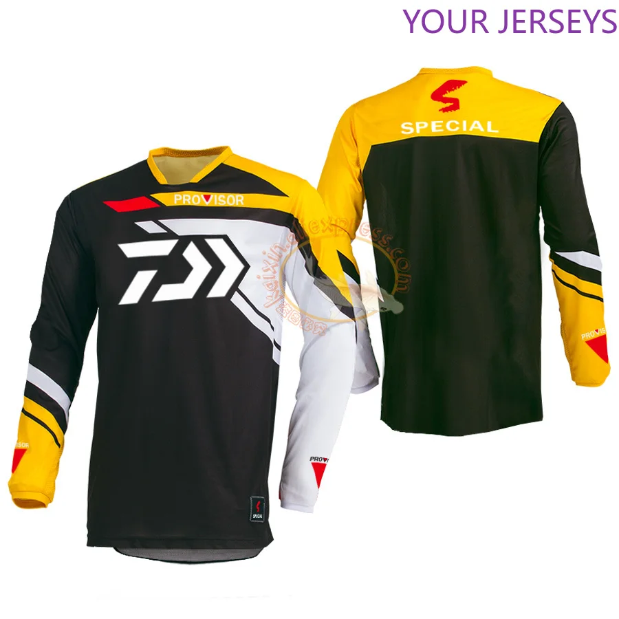 2022 Long Sleeve Fishing Clothing Downhill Jersey Outdoor Breathable Fishing Shirts Anti UV Sportswear Quick Dry Fishing Jersey
2022 Long Sleeve Fishing Clothing Downhill Jersey Outdoor Breathable Fishing Shirts Anti UV Sportswear Quick Dry Fishing Jersey