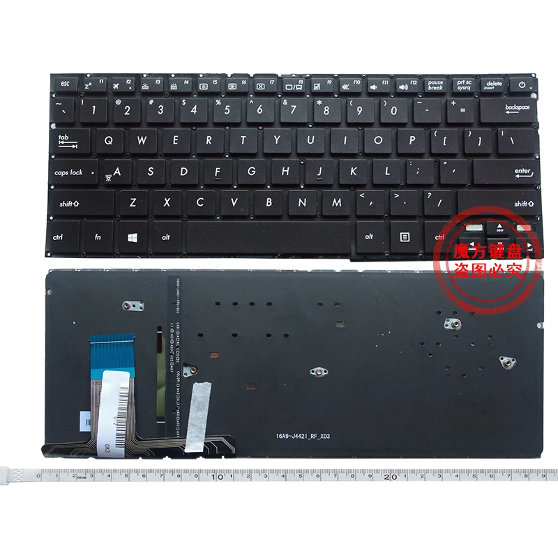 

New US laptop Black keyboard for ASUS UX330 UX330UA U3000C/CA UX330C/CA UX305/LA/FA with backlit no frame